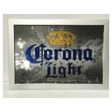 Corona Light bar mirror sign