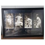 Large Detroit Tigers framed poster