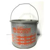 Stumpy galvanized minnow 8 quart bucket