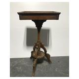 Antique wooden plant stand