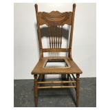 Old oak planter project chair