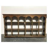 Tea cup and saucer wood display rack