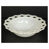 Vintage milk glass bowl