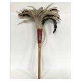 Vintage Asian Ostrich feather duster