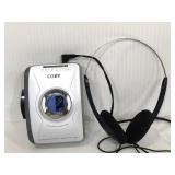 Vintage Coby CX-49 portable cassette player/radio