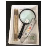 Vintage Craftsman knife Stanley yard stick & more