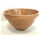 Vintage yellow marked pottery bowl