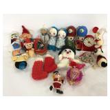Vintage Christmas elf & ornaments collection
