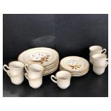 Hearthside hand painted stoneware dishes