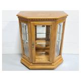 Small glass panel cabinet project piece