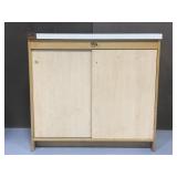 Vintage community brand storage hutch