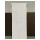 Tall cabinet with shelves