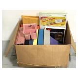 Lot of vintage school supplies