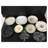 Lot of plates and candy dishes