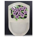 Signed Lansing Art ceramic wall planter