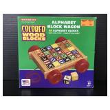 Tootsie toy alphabet block wagon