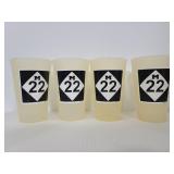 Lot of 4 Silipint silicone M-22 pint cups