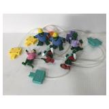 Vintage dinosaurs show moving figures