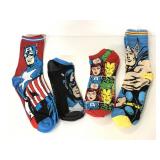 Four new pairs of Marvel superhero socks