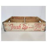 Vintage wood 7up crate