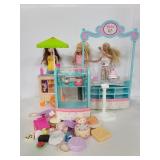 Barbie Bake shop and smoothie stand w/ extras