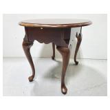 Queen Anne style wood side table