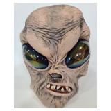 Vintage rubber alian Halloween mask