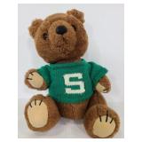 Vintage Dakin teddy bear w/ Michigan State sweater
