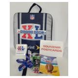 SuperBowl XL stadium seat, postcards & goodies