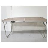 Folding travel table