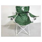 Michigan State spartan folding camp chair