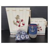 Nautical bathroom set