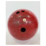 Amflite magic line red bowling ball