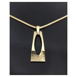 Vintage gold tone Monet necklace