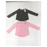 Two Cat & Jack sparkly toddler long sleeve