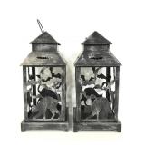 2 Primitives by Kathy plastic molded lanterns