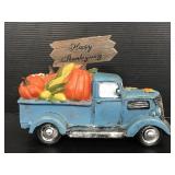 Light up happy thanksgiving harvest truck