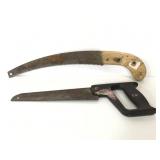 Pair of hand saws