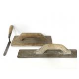 Vintage masonry hand tools