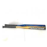Pair of adult softball bats