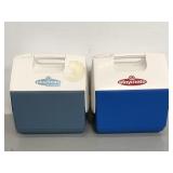 Two Igloo playmate small coolers