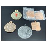 Six competitive sports awards medals