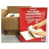 Case of Cleer-Adheer DIY laminating sheets