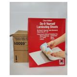 Case of 10 Do-it-yourself laminating sheets