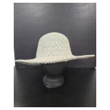 Vintage woven paper sun hat