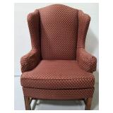 Vintage wing back arm chair