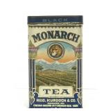 Vintage monarch tea tins