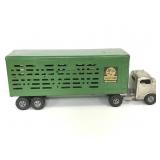 Structo steel cattle trailer & cab 1950