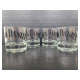 Set of 4 Jack Daniels rocks glasses
