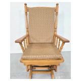 Vintage Oak wood rocking chair